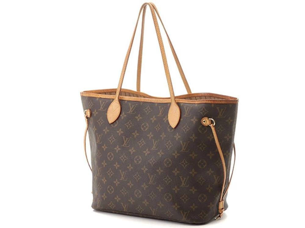 Louis Vuitton Tote Monogram Neverfull Bag Brown
